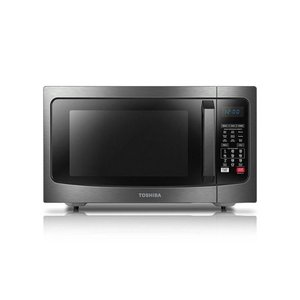 lot 76611 image: Toshiba EC042A5C-SS Microwave Oven with Convection Function Smart Sensor and LED Lighting, 1.5 cu. ft.1000W, Stainless Steel