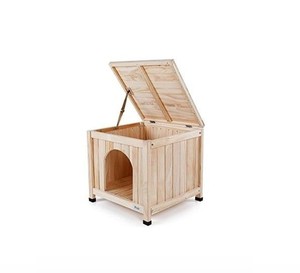 lot 76644 image: Petsfit Indoor Wooden Pet House Small Dogs Cats 20x20x19 Inches