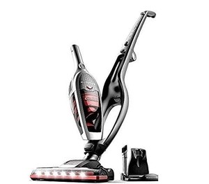 lot 76660 image: ROOMIE TEC Cordless Vacuum Cleaner, 2 in 1 Handheld Vacuum, High-Power 2200mAh Li-ion Rechargeable Battery, with Corner Lighting and Upright Charging Base