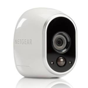 lot 1659 image: Arlo - Add-on Camera with Motion Detection  Night vision, IndoorOutdoor, HD Video, Wall Mount  Cloud Storage Included Works with Arlo Base Station (VMC3030)
