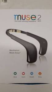 lot 1679 image: Muse 2 The Brain Sensing Headband - Guided Meditation Multi Sensor Headset Tracker