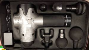 lot 1719 image: Massage Gun 20 Speed Level Deep Tissue Percussion for Deep Relaxation
