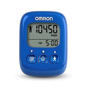 lot 1740 image: Omron HJ325 Alvita Ultimate Pedometer, Blue