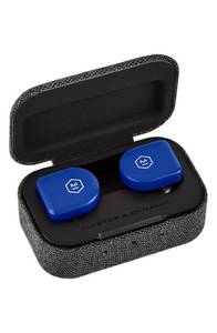 lot 1789 image: Master & Dynamic MW07 GO True Wireless Earphones - Water Resistant Earbuds - Sport & Travel Bluetooth, Lightweight in-Ear Headphones - Electric Blue