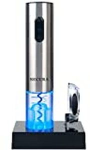 lot 1832 image: Secura Electric Wine Opener, Automatic Electric Wine Bottle Corkscrew Opener with Foil Cutter, Rechargeable (Stainless Steel)