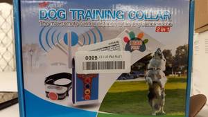 lot 1842 image: Wireless Dog Fence Training Collar 2 in 1 System