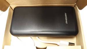 lot 1853 image: AYEWAY Power bank 26800mah portable charger with dual ports output,phone battery backup charger portable phone charger with visible LCD Screen,external charger for iPhone,Samsung Galaxy,ipad and More.