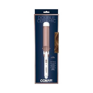 lot 1875 image: Conair Double Ceramic Curling Iron, 1.5 Inch Curling Iron, WhiteRose Gold