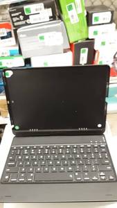 lot 1913 image: iPad Keyboard Case for iPad 2018 (6th Gen) - iPad 2017 (5th Gen) - iPad Pro 9.7 - iPad Air 2 & 1 - Thin & Light - 360 Rotatable - WirelessBT - Backlit 10 Color - iPad Case with Keyboard (Black)