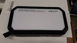 lot 1918 image: Solar Charger, 25000mAh Battery Solar Power Bank Portable Panel Charger (Black)