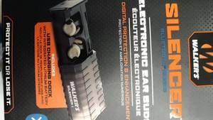 lot 1959 image: Walkers Silencer Bluetooth Rechargeable Ear Buds Pair with Water Resistant Case