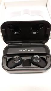 lot 1976 image: Bluephonic True Wireless Earbuds WMicrophone and Powerbank