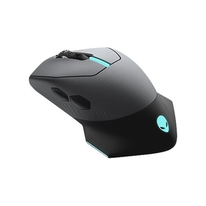 lot 1991 image: Alienware WiredWireless Gaming Mouse AW610M 16000 DPI Optical Sensor - 350 Hour Rechargeable Battery Life - 7 Buttons - 3-ZONE Alienfx RGB Lighting