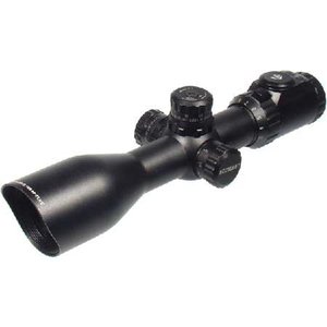 lot 52507 image: UTG 3-12X44 30mm Compact Scope, AO, 36-color Mil-dot, Rings