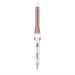 lot 52509 image: Conair Double Ceramic Curling Iron, 0.75 Inch Curling Iron, White Rose Gold