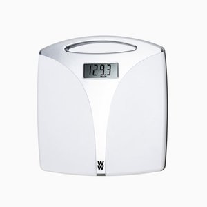 lot 52516 image: Ww Scales by Conair Portable Precision Plastic Electronic 5 Weight Tracker Bathroom Scale
