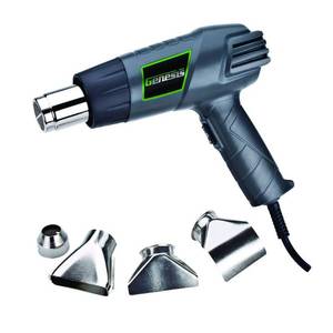 lot 52531 image: Genesis GHG1500A 12.5 Amp Dual-Temperature Heat Gun Kit with High and Low Settings