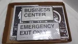 lot 6987 image: ASST. BUSINESS SIGNAGE
