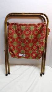 lot 7016 image: FOLDING SEWING BASKET