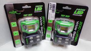 lot 7027 image: 2-LED HEADLAMPS NIP