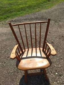 lot 8202 image: artisans handmade armchair