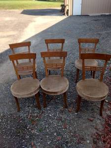 lot 8213 image: 6 matching chairs