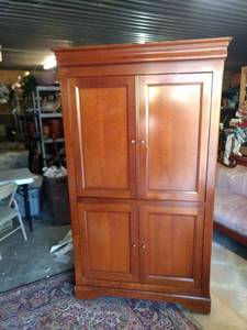 lot 8214 image: Grange entertainment cabinet 44 in wide 22in deep 76 and 12 in tall made in France