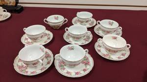 lot 9229 image: 8 cup and 7 saucers