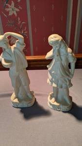 lot 9249 image: pair of vintage statues