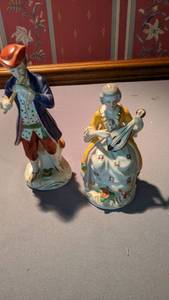 lot 9252 image: two Victorian figurines made in occupied Japan