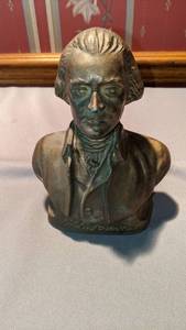 lot 9258 image: Jefferson brass statue