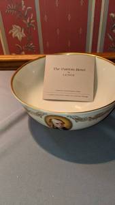 lot 9265 image: Patriot bowl by Lenox