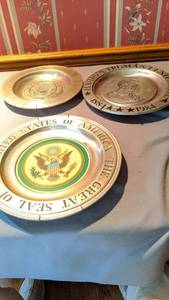lot 9273 image: 3 limited edition political plates