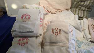 lot 9313 image: box full of towels