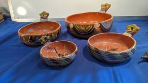 lot 9323 image: southwestern pottery four bowls