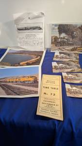 lot 9324 image: Union Pacific railroad train pictures