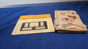 lot 9413 image: 1936 and 1950 huck towel pattern books and simplicity patterns