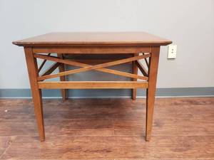 lot 786136 image: Square Wooden End Table