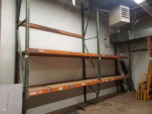 lot 786216 image: 13 ft Industrial Warehouse Shelving