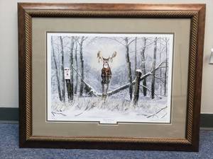 lot 7861000 image: Go For Throttle Up Artwork Signed by Charles Denault