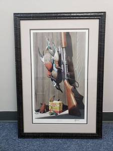 lot 7861004 image: Triple Time Framed Artwork By George Lockwood