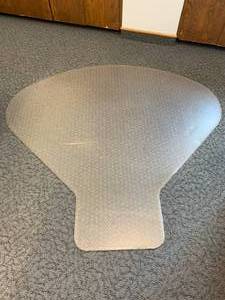 lot 2795 image: Office chair floor mat