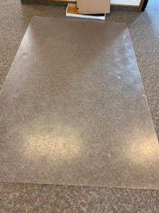lot 2813 image: Office chair floor mat