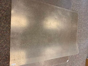 lot 2814 image: Office chair floor mat