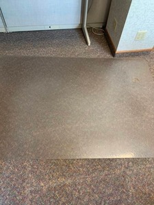 lot 2832 image: Office chair floor mat