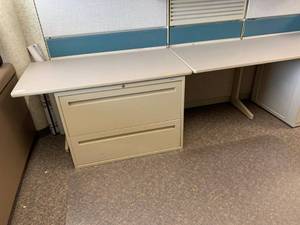 lot 2845 image: Office work table station