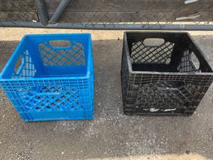 lot 2913 image: Plastic milk crates