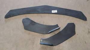 lot 3303 image: Kyostar Universal Front Bumper Lip Chin Spoiler ABS Front Bumper Lip Sopiler 3 Pcs Fits For Audi,Ford,BMW,Honda,Chevrolet,Toyota,Civic
