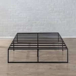 lot 3313 image: Zinus Lorelei 14 Inch Platform Bed Frame  Mattress Foundation  No Box Spring Needed  Steel Slat Support, Full
