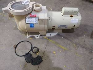 lot 3320 image: Pentair 340043 SuperFlo High Performance Energy Efficient Two Speed Pool Pump, 1� Horsepower, 230 Volt, 1 Phase - Energy Star Certified